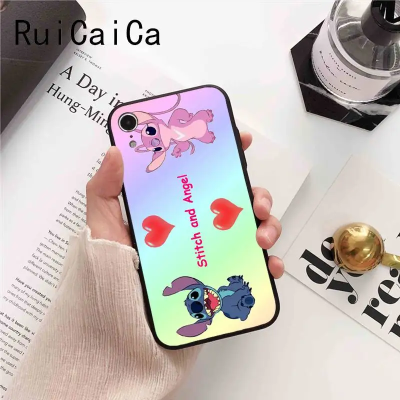 Ruicaica милый мультфильм Лило Ститч прекрасный пользовательский фото мягкий чехол