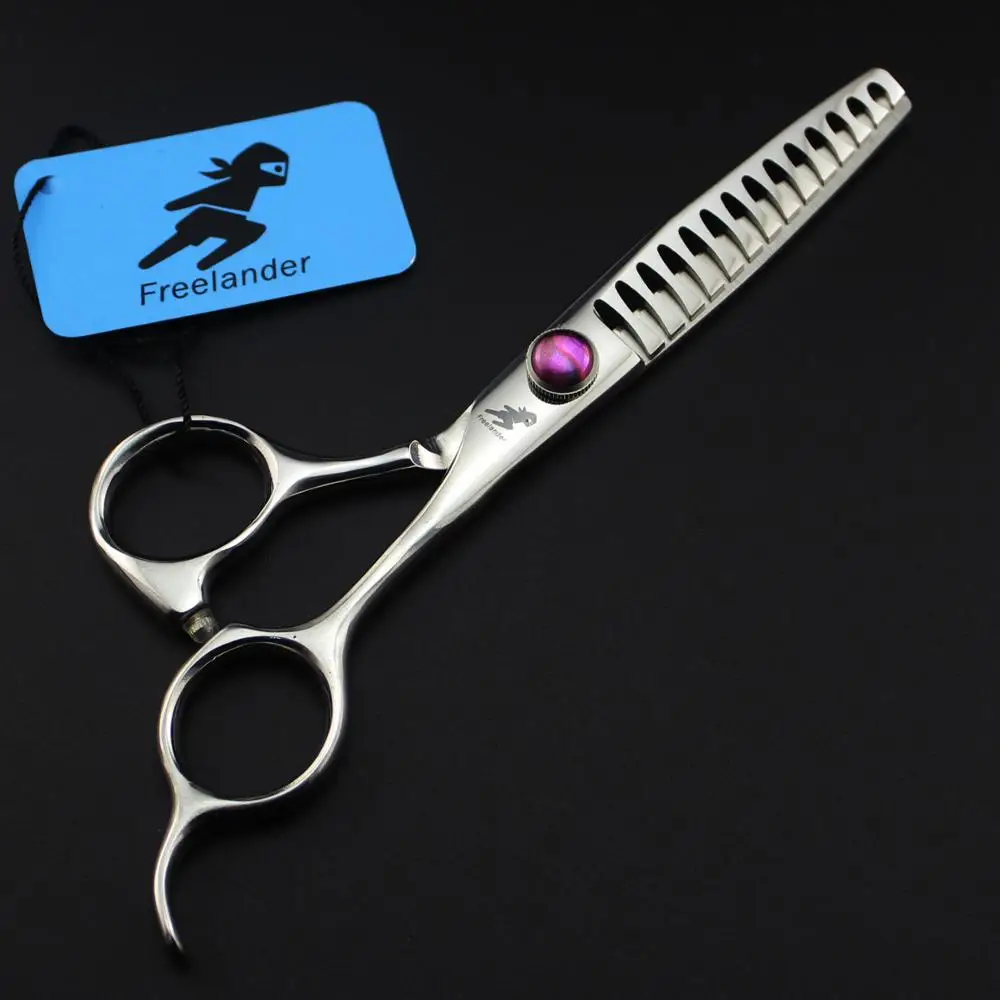 6&quot 17.5cm 440C Barber Makas Cutting Shears 14 teeth Fish bone Thinning Scissors Hairdressing Supplies Professional Hair | Красота и