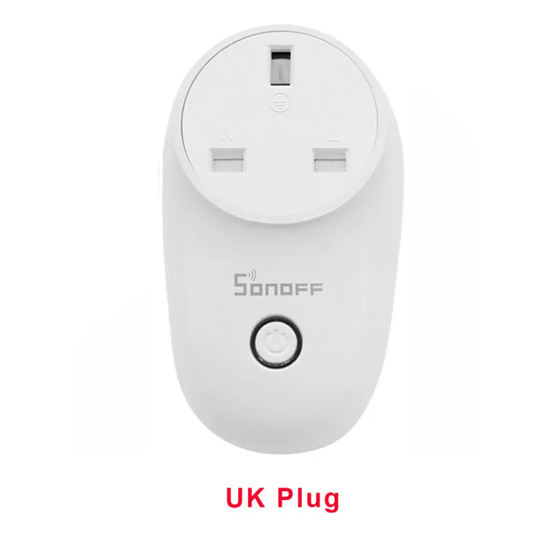 UK PLUG Sonoff S26 WiFi умная розетка беспроводной штекер розетка переключатель домашней автоматизации для Amazon Assistant US/UK/CN/AU/EU - Комплект: UK PLUG