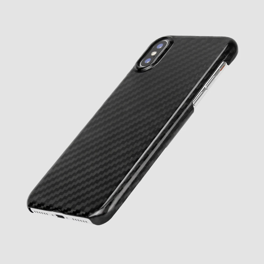 0,7 мм ультра тонкий чехол из настоящего углеродного волокна для iPhone X, роскошный защитный чехол из углеродного волокна для iPhone XS XR XS Max