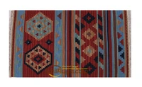 Mats Kilim Handwoven Wool Carpets Rectangle Carpet Natural Sheep Wool