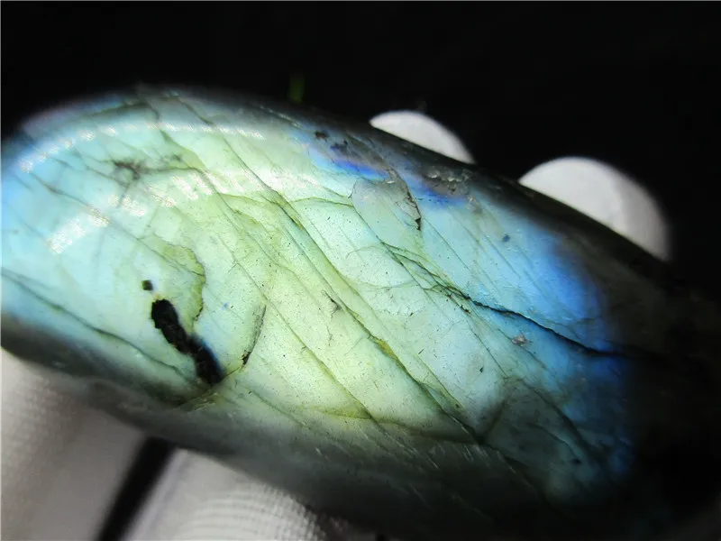 Natural Labradorite Quartz Crystal Healing Mineral Specimen Madagascar Gift Energy Reiki Collection | Дом и сад