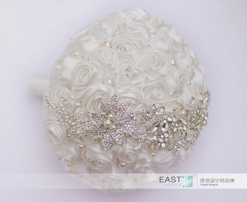 Белая брошь роза букет сделай сам для свадьбы с кристаллами|crystal shawl|crystal bouquet
