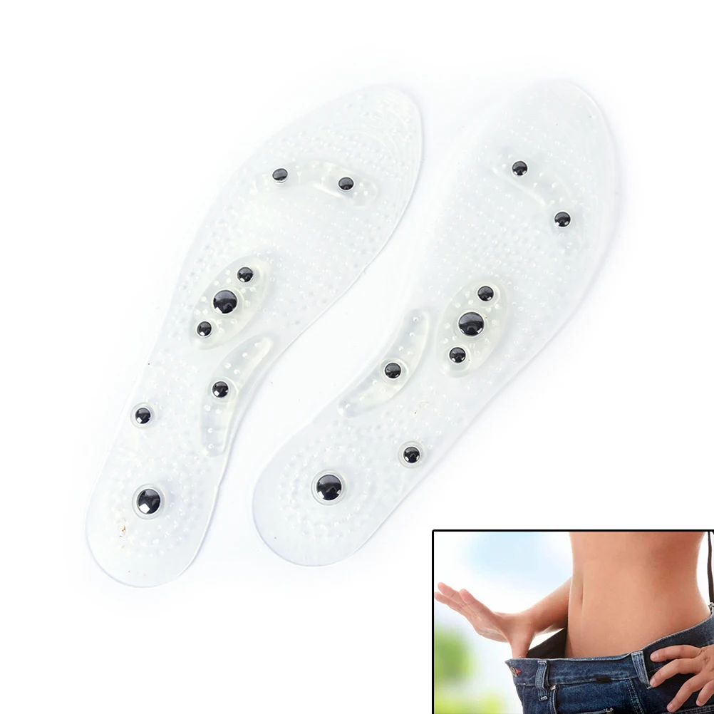 

1Pair Magnetic Acupoint Magnetotherapy Pad Shoes Breathable Shoes Pad Massage Insoles Soles Accessories Inserts