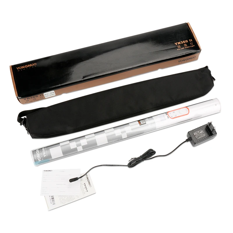 YONGNUO YN360 II Ручной ICE Stick светодиодный видео свет встроенный 18650 литиевая батарея 3200
