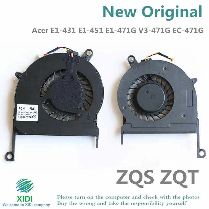 Новый FCN FBAH CPU вентилятор для ACER ASPIRE E1 431 451 471G V3 ZQT ZQS охлаждения|fan for acer aspire|cpu fancpu