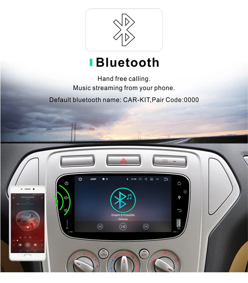 OZGQ радио Android 8,1 9,0 система PX30 9 ''ips экран авто мультимедиа gps для 2008-2011 FORD Focus Mondeo S-MAX C-MAX Galaxy