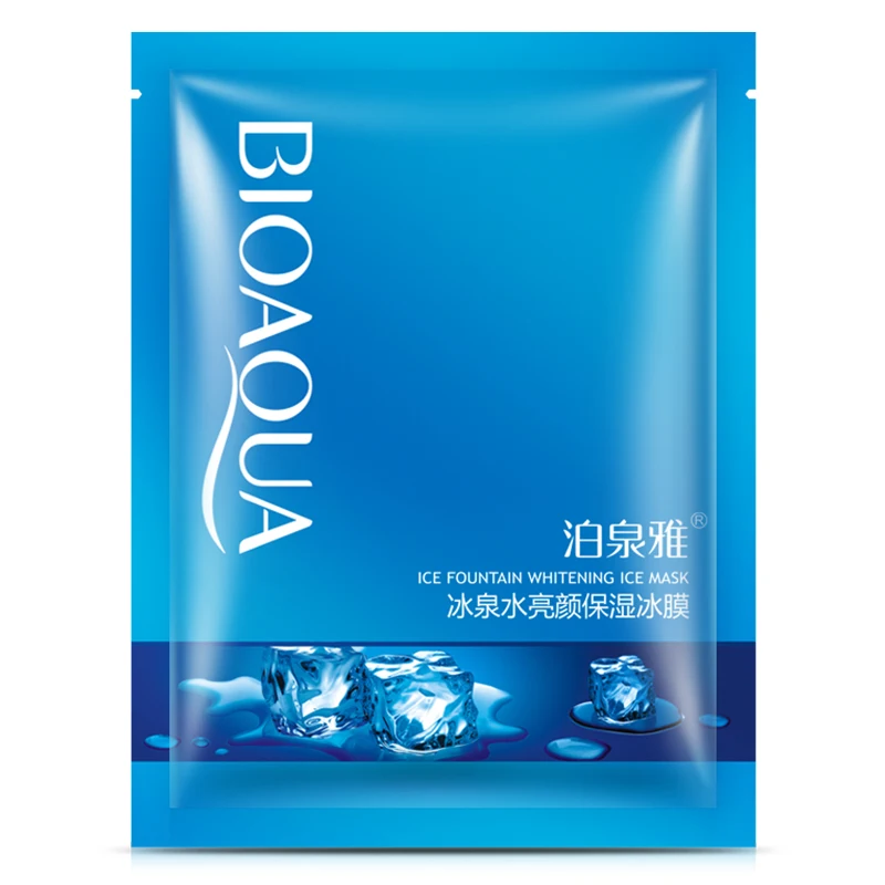 BIOAQUA Ледяной Фонтан отбеливающая маска для лица охлаждающая увлажняющая