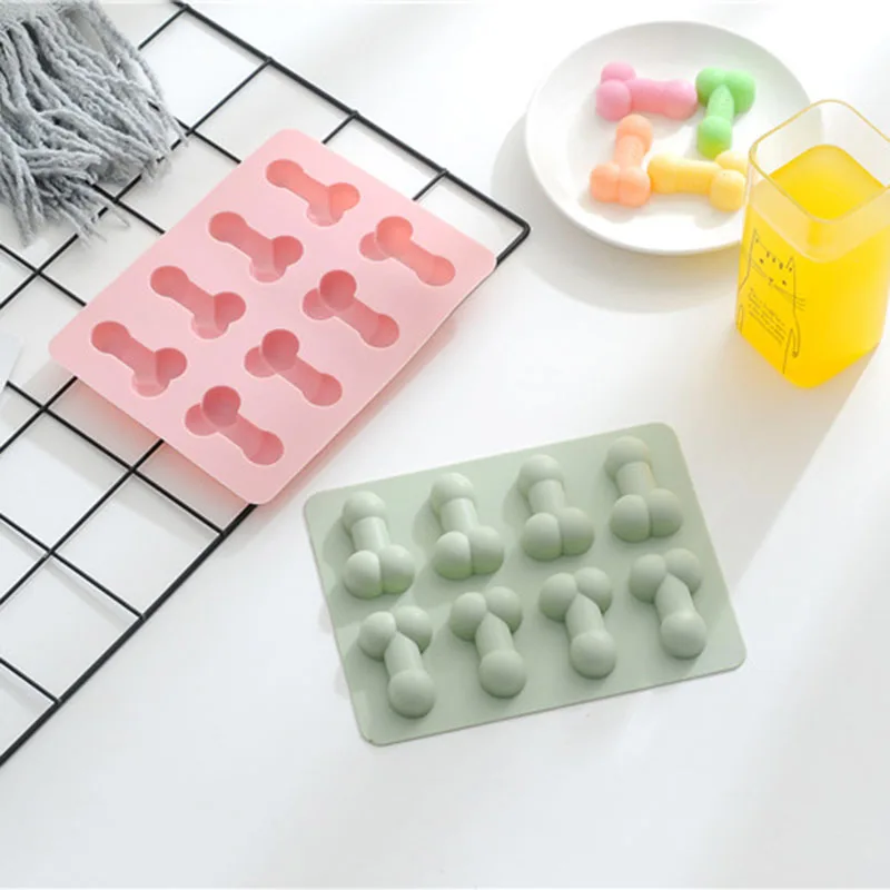 3D силиконовая форма для пениса одной вечеринки DIY Инструменты украшения тортов