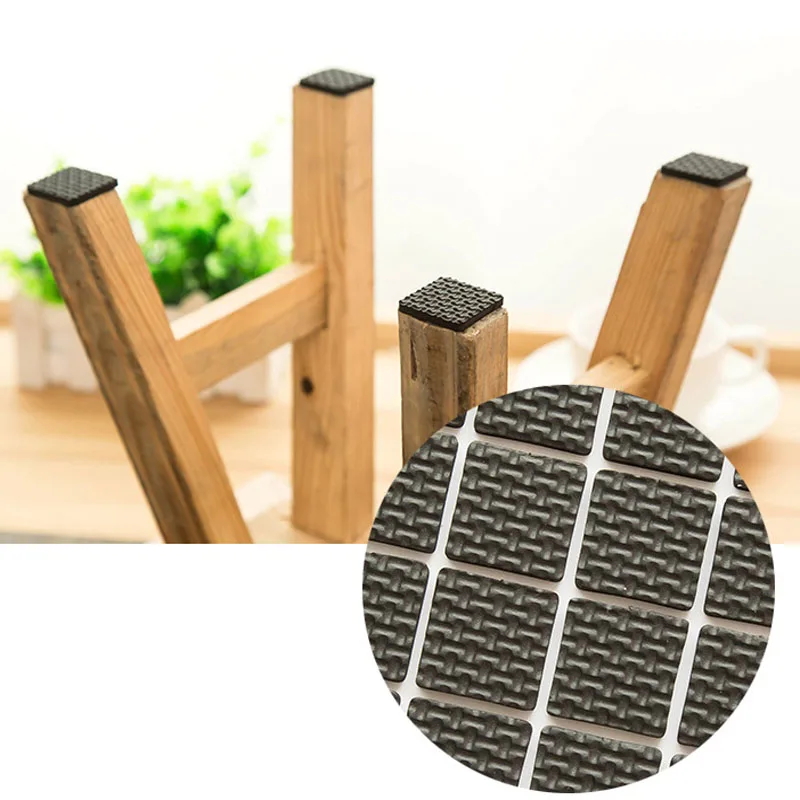 Hot 2 Set Self Adhesive Thick Table Leg Pads Protectors Cushions Furniture Floor Protection Felt AntiSlip Mat 2019 | Мебель