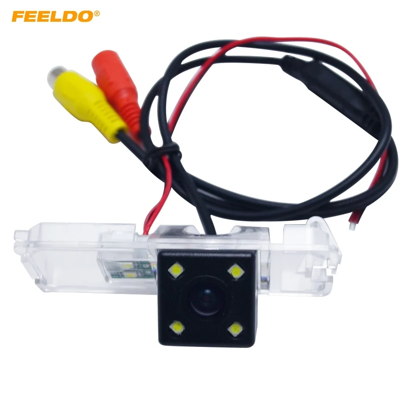 FEELDO Rear View Car Camera With LED Light For Volkswagen Passat B7/Magotan/Golf/Phaeton/Passat CC/Scirocco/Polo/Superb #4057 | Автомобили