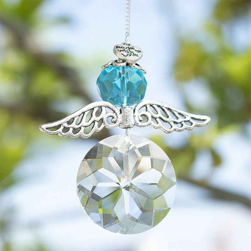 H& D Кристалл ангел-хранитель Suncatcher оконная подвеска украшения Висячие Радуга производитель мяч призмы для домашнего декора(Multi-7pcs