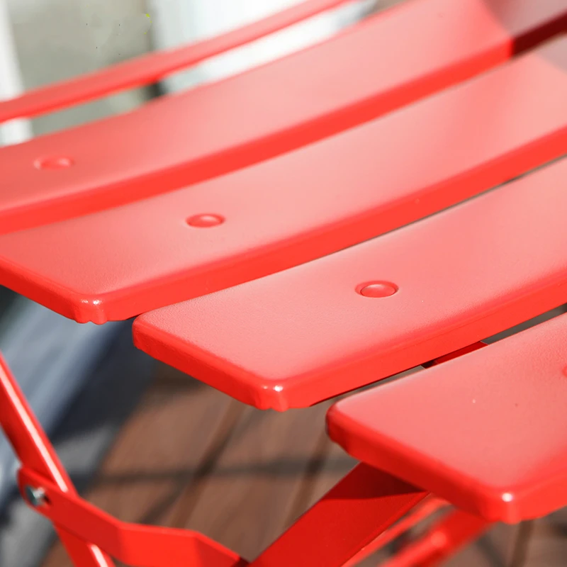 Обеденный стол и стулья для балкона три железных стола складные уличные столы