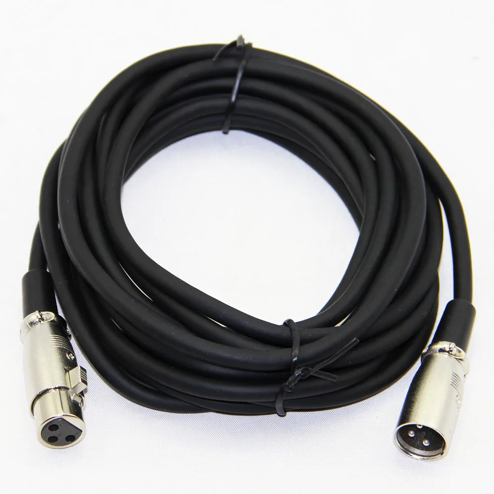Кабель Bochara XLR штекер гнездо M/F для микрофона микшер OFC медь 1 м 8 3 5 10 15 20 м|xlr balanced