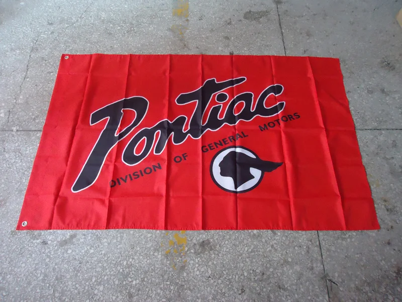 Бесплатная доставка флаг pontiac можно печатать по индивидуальному заказу размер 90