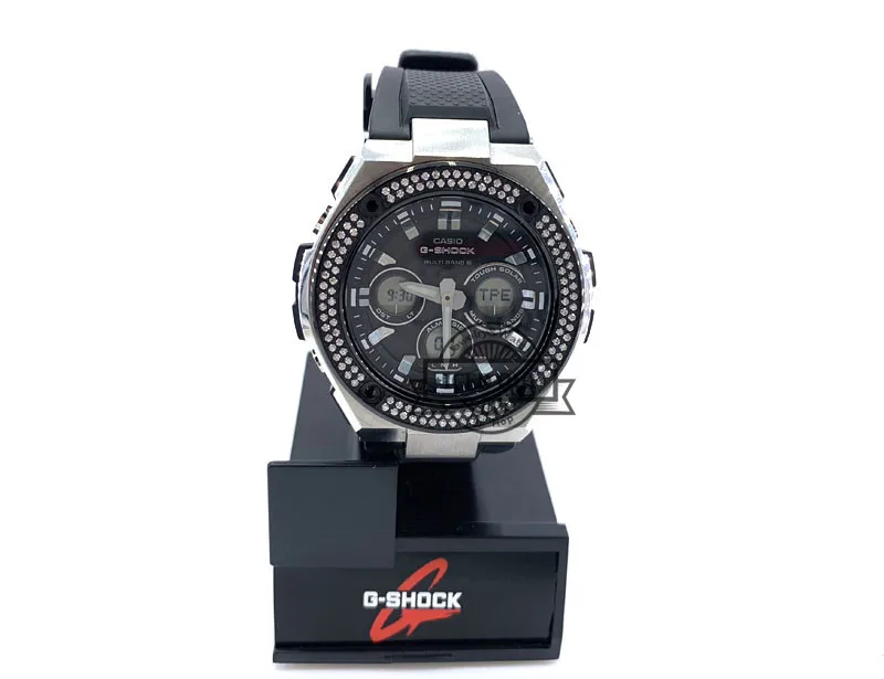 Однорядный чехол для часов W300 G g shock из нержавеющей стали с имитацией