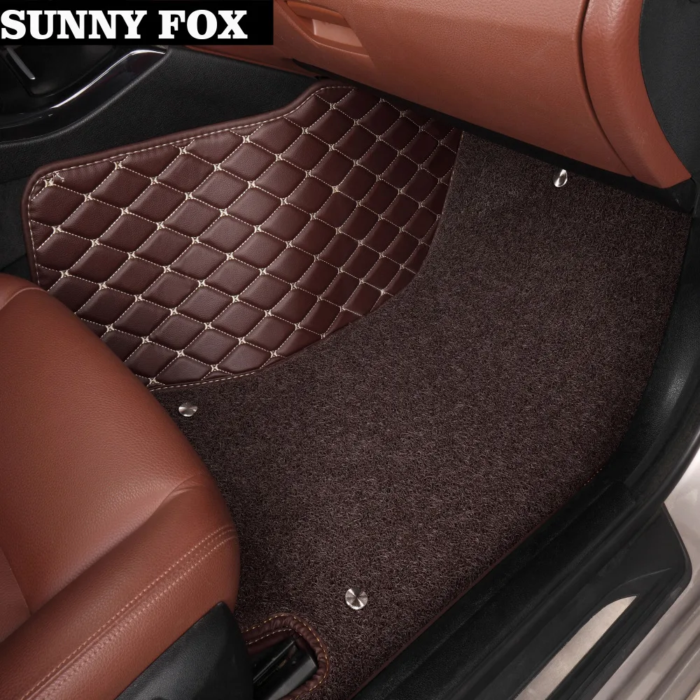 SUNNY FOX автомобильные коврики для Toyota Land Cruiser 200 Prado 150 120 Rav4 Corolla Avalon Highlander Camry Тюнинг