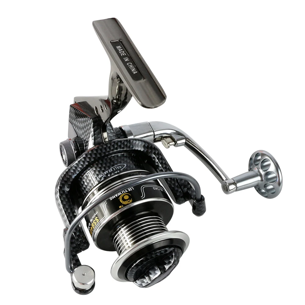 Катушка для спиннинга на карпа рыболовная катушка с металлической ручкой и