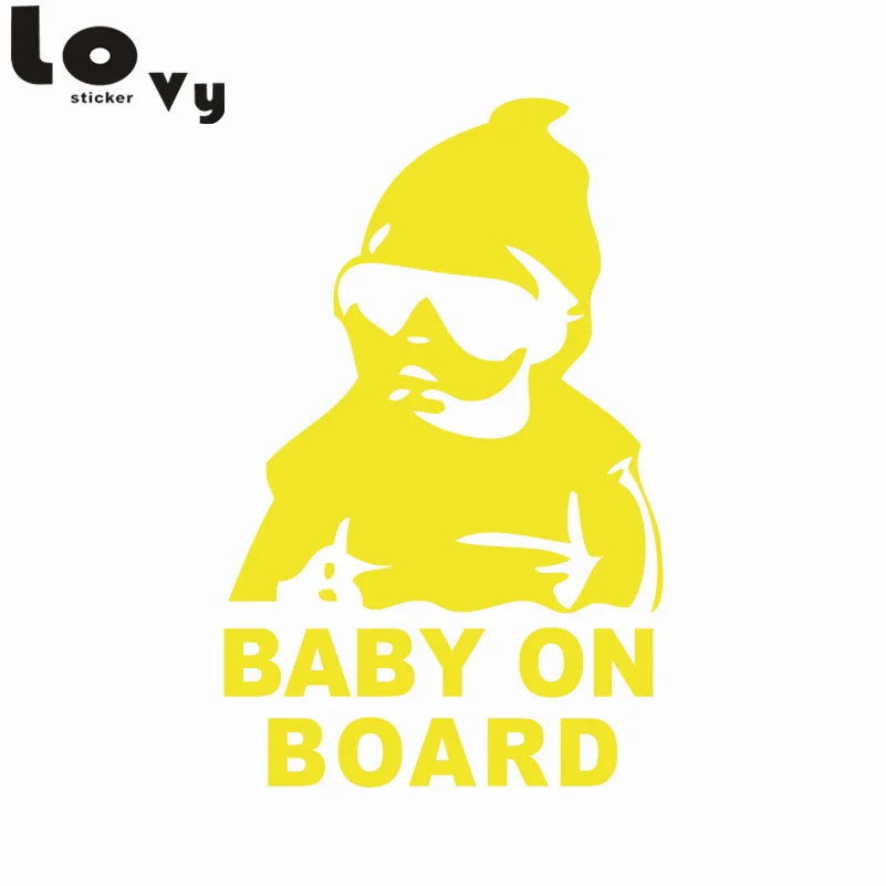Baby On Board Handsome Boy Car Sticker Styling Warning Sign Decal | Автомобили и мотоциклы