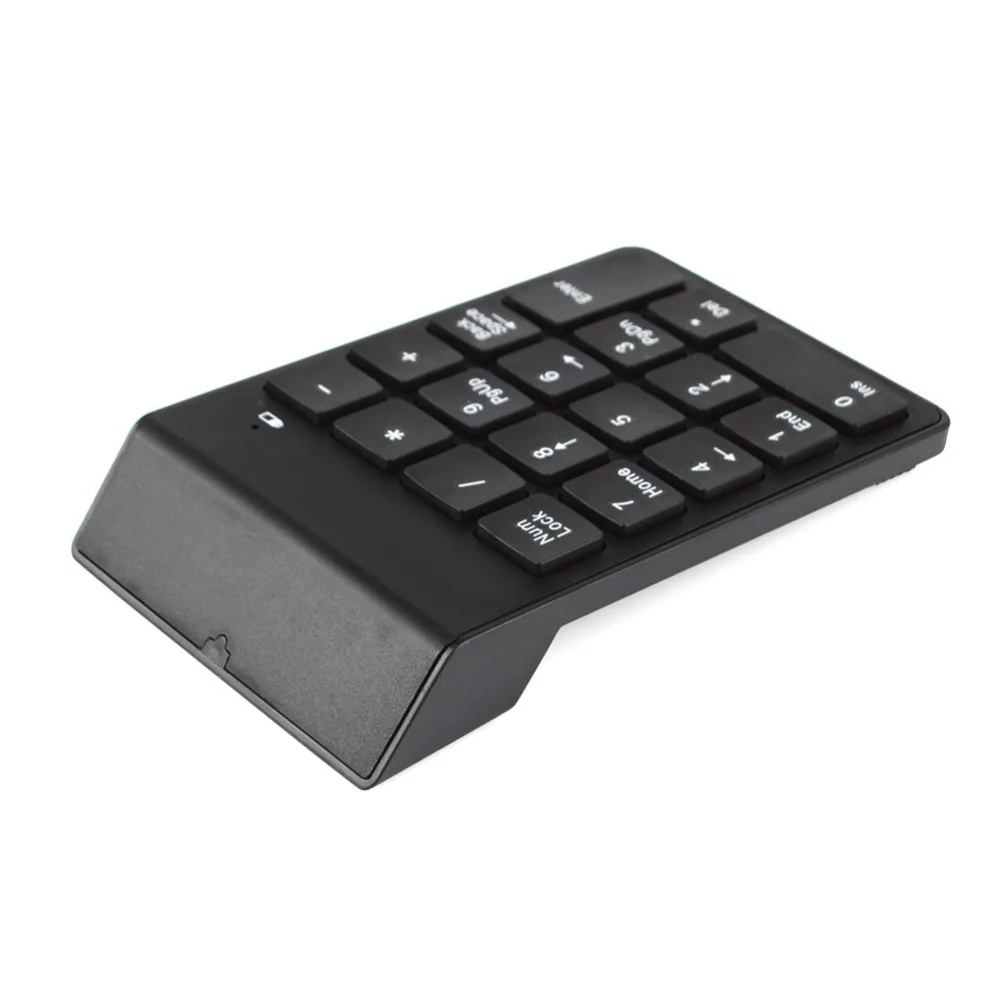 2 4G Беспроводная USB Цифровая Клавиатура Mini Numpad 18 клавиш цифровая клавиатура Для