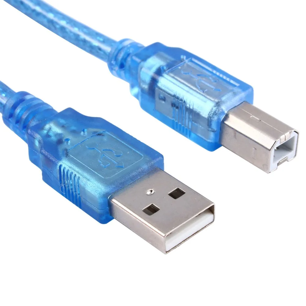 Удлинительный кабель для принтера 30 см USB 2 0 Папа папа B Мужской компьютерный