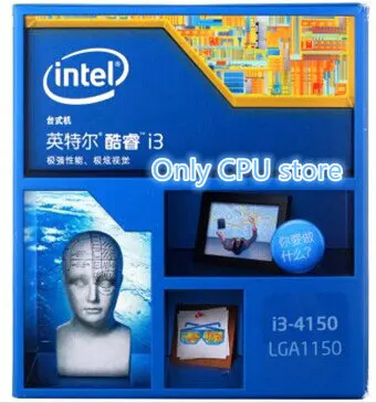 Процессор Intel Core I3 4150 LGA1150 22 нанометра двухъядерный 100% рабочий процессор для