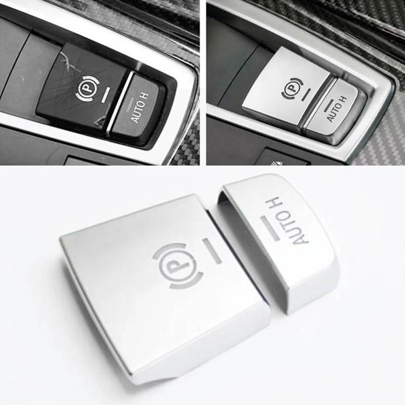 

2pcs/Set Brake Switch Auto Hold Button Cover For BMW F10 F07 F01 X3 F25 X4 F11