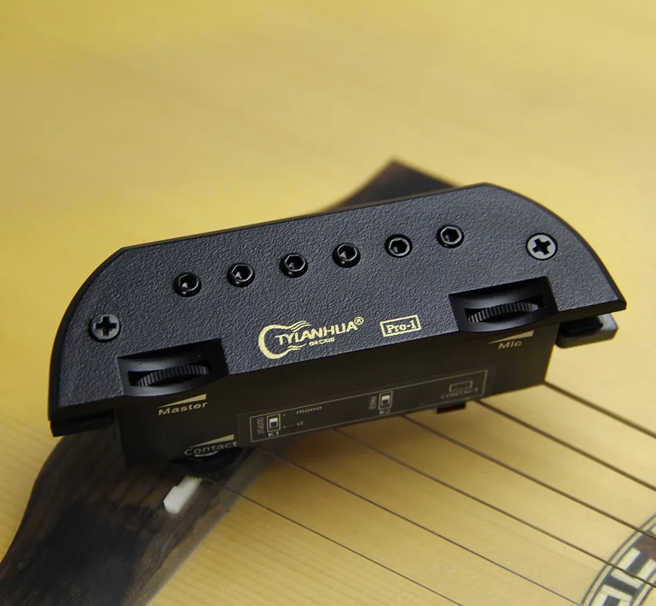 Skysonic Pro-1 Soundhole Dual-coil Магнитный акустический звукосниматель для фолк-гитары для профессиональной игры на гитаре pick holder