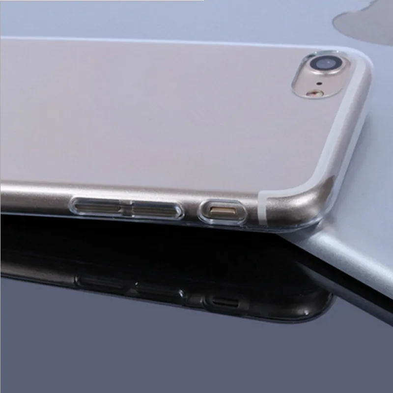 0 3 мм супер тонкий прозрачный чехол для iPhone 7 6s plus все включено Кристальный