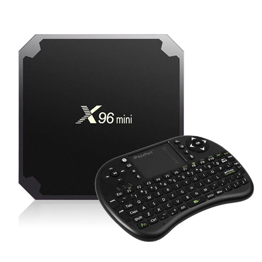 X96 Мини Смарт ТВ коробка Android 7.1.2 Amlogic S905W 1G/2G RAm 8G/16G ROM 2 4G четырехъядерный WIFI HDMI 0 4K HD