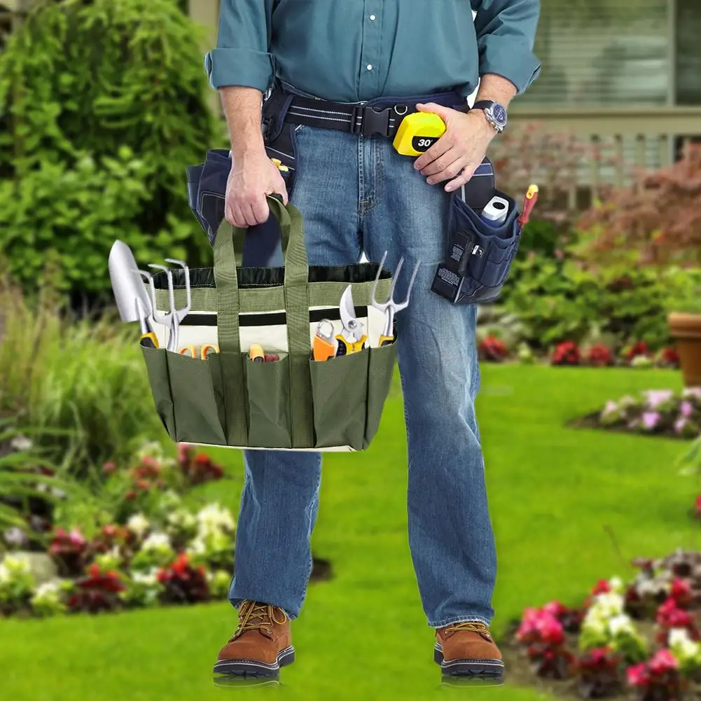 

Oxford Cloth Garden Box Gardening Toolkit Flower Shovel Bag Organizer Dropshipping