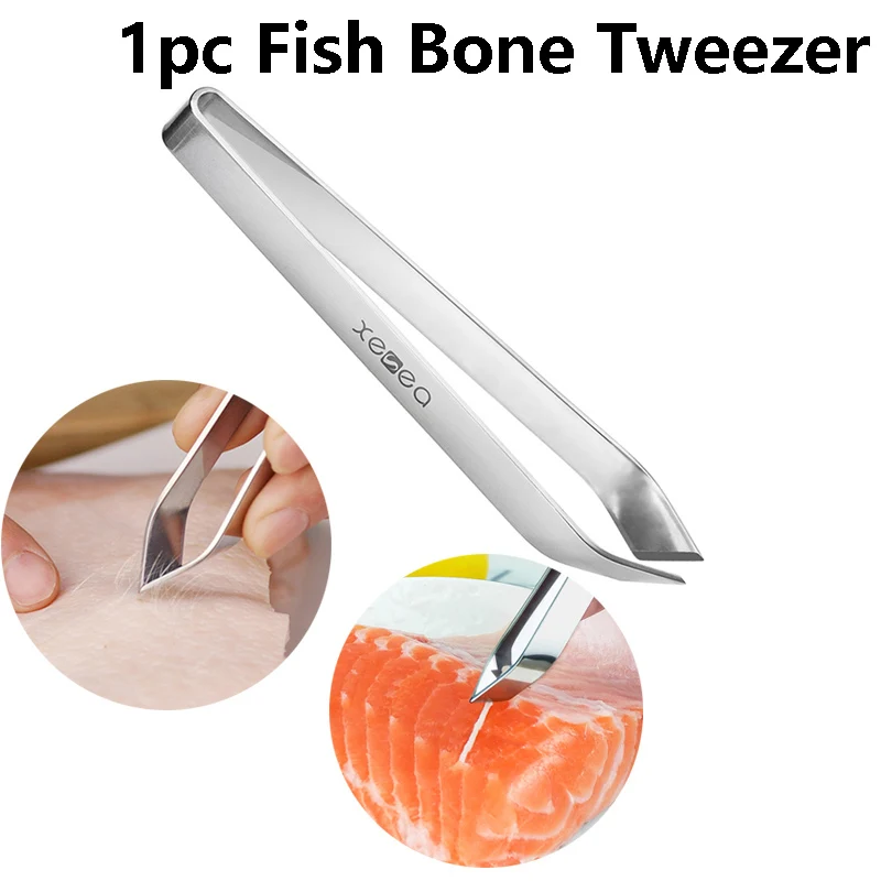 Fish Bone Tweezer 1 шт. Кухонные гаджеты аксессуары нано волшебная губка щетка для удаления ржавчины очистка от накипи тереть горшок товары для кухни инструменты посуда - Цвет: Fish Bone Tweezer