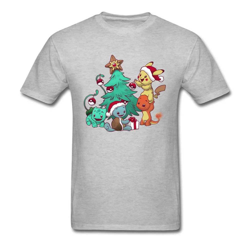 Pokemas футболка для человек Pokemon рождественские Топы 2018 черный Костюмы хлопковая