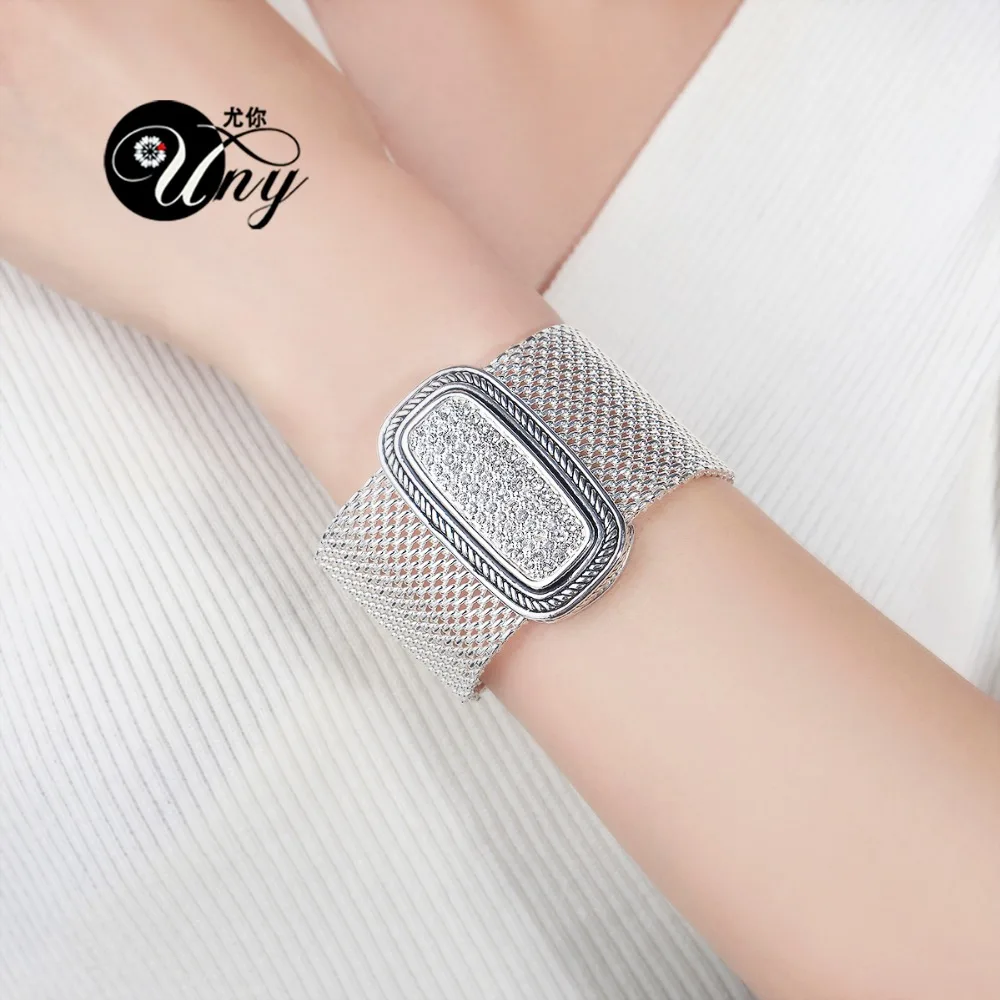 2. uny Ретро проложить кристаллы Браслеты дизайнер браслет вдохновил Личность