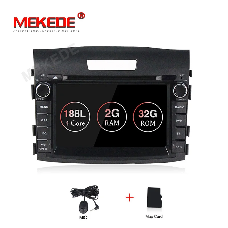 standard model Mekede Octa 8 Core автомобильный DVD gps android 9,1 2 ГБ+ 32 ГБ для Хонда сrv CR-V 2011 2012 2013 Видео Радио Поддержка 4 аппарат не привязан к оператору сотовой связи - Цвет: standard model