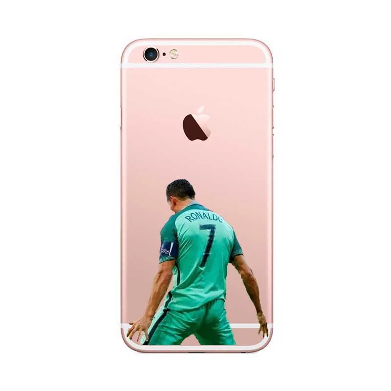 Реал Мадрид Криштиану Роналду и Лионель Месси Casos de для iPhone 8 7 6 6s 5S plus X Жесткий
