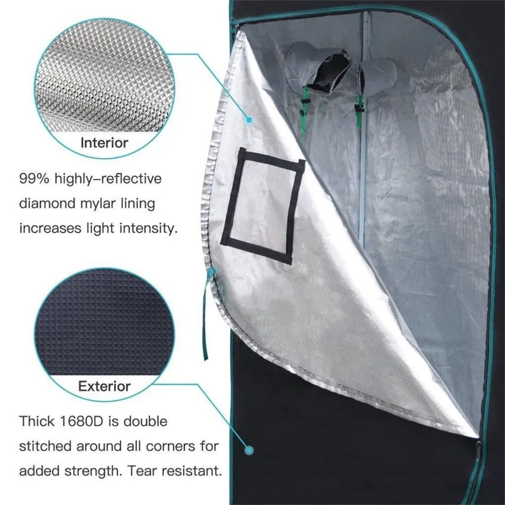 Светодиодная палатка Mars Hydro Pro II Epistar 1600 Вт полного спектра 59 ''x 59'' x 80