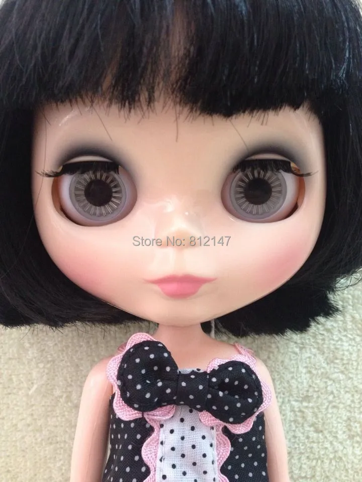 Модная Кукла Обнаженная кукла blyth (черные волосы) B21