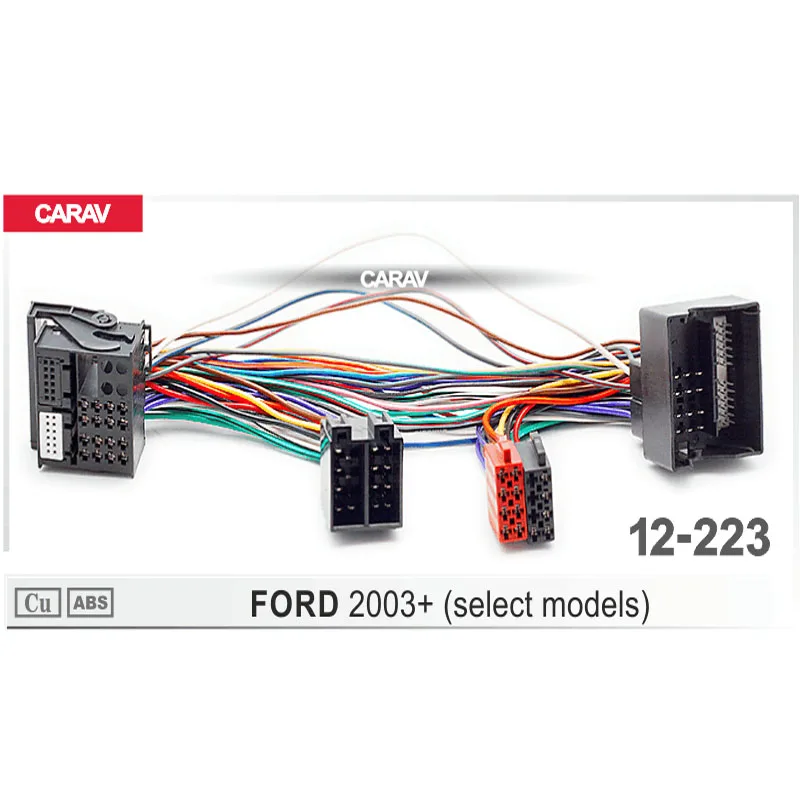 CARAV 12 223 Кабель адаптер ISO t кабель для FORD 2003 + (выберите модели) Parrot THB SOT жгут