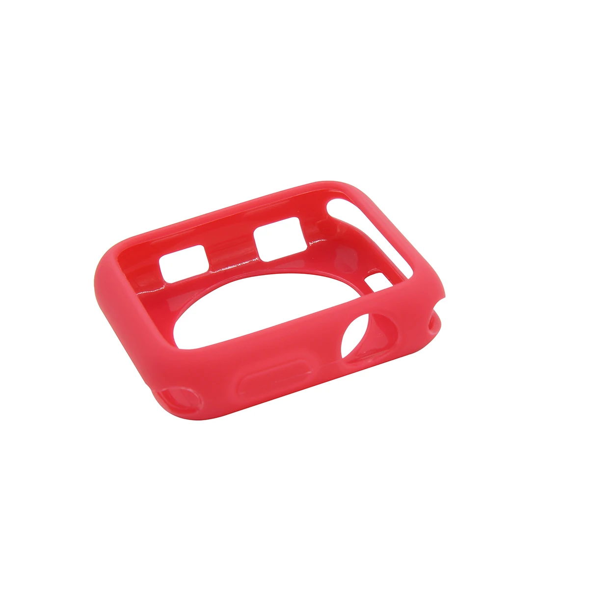 RED Аксессуары для часов Apple Watch Case Series 3 2 1 Ультратонкий Мягкий чехол из ТПУ для iWatch 42 мм 38 мм силиконовый чехол - Цвет: RED