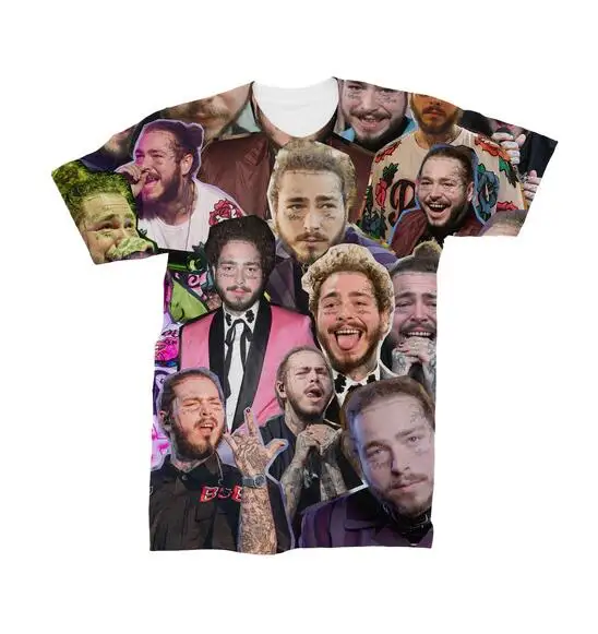 POST Malone футболка с принтом Повседневная курительная хипстерская Футболка