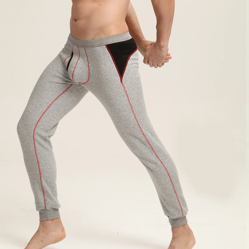 Новые мужские кальсоны из хлопка и спандекса тонкое термобелье зимние мужское |