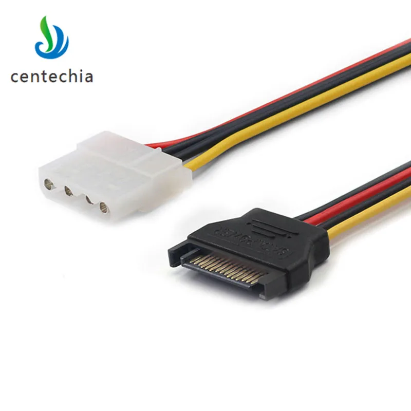 Centechia 1 шт. Serial ATA SATA 4 Pin IDE до 15 HDD адаптер питания кабель жесткий диск папа к