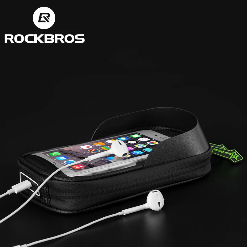 ROCKBROS водонепроницаемый Велосипедный Чехол велосипед MTB Передняя голова сумка