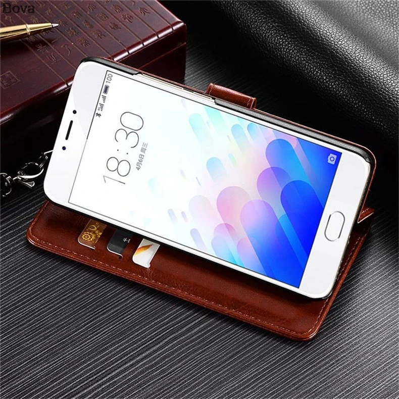 Fundas MEIZU M3 Примечание 5 дюйма с отделениями для карт чехол Meizu телефона из