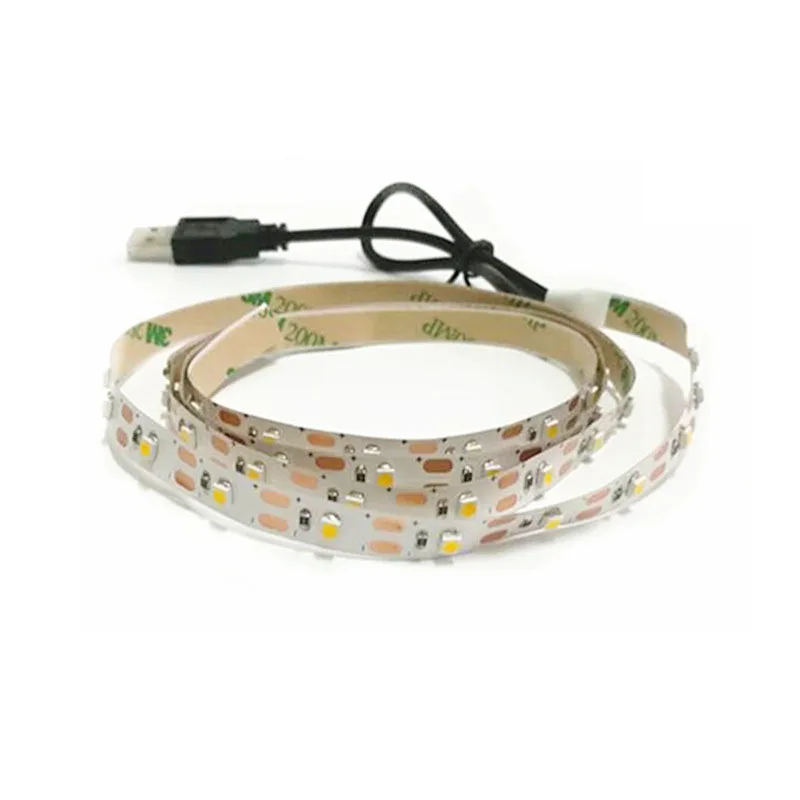 USB Светодиодная лента 5 в IP65 водонепроницаемый светильник SMD3528 50 см 1 м 2 3 4 RGB