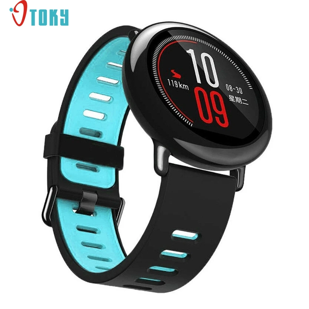 Силиконовый спортивный ремешок для Xiaomi HUAMI AMAZFIT H30 SEP5 замена 22 мм|strap band|replacement bandband