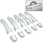 10 шт. для Toyota RAV4 2006 2007 2008 2009 2010 2011 2012 хромированная крышка дверной ручки отделка молдинг RAV 4 ободок аксессуары