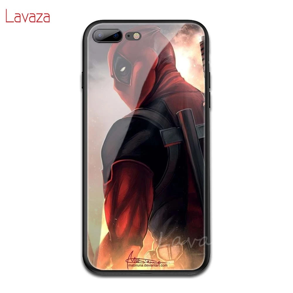 Lavaza Marvel Мстители Jorker Dead Pool Мягкий чехол из закаленного стекла для iPhone 6 6S 7 8 Plus 5 5S SE XR X XS 11 Pro MAX чехол - Цвет: TG1