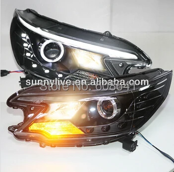 

Для CRV светодиодный Ангельские глазки головной светильник 2012 -2013 год LD V2